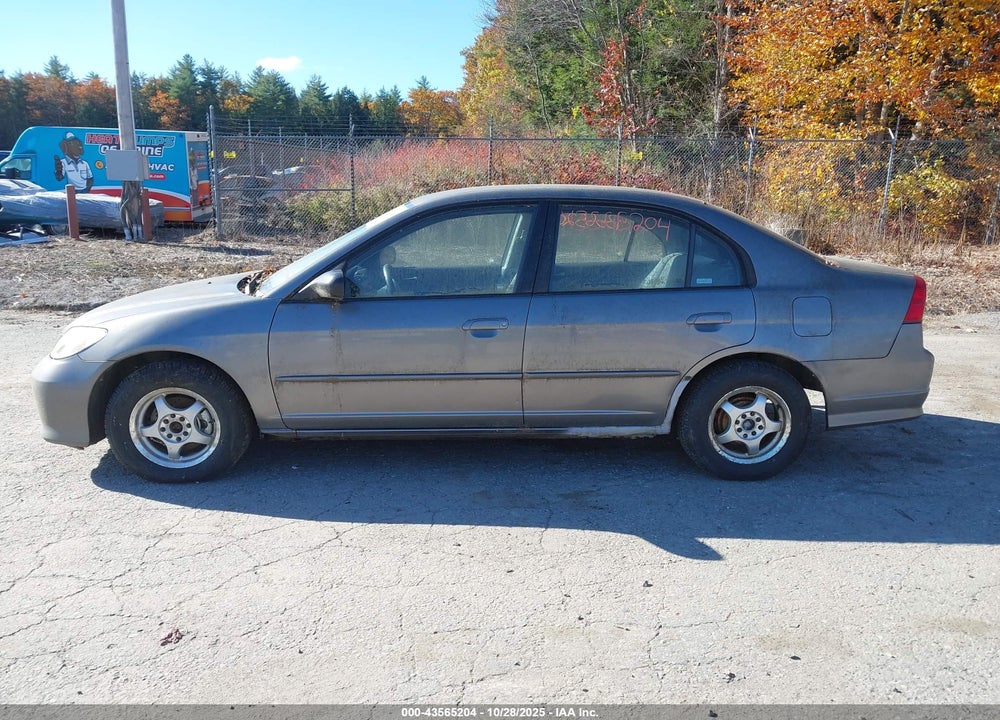 2005 HONDA CIVIC LX VIN: 2HGES16575H537946