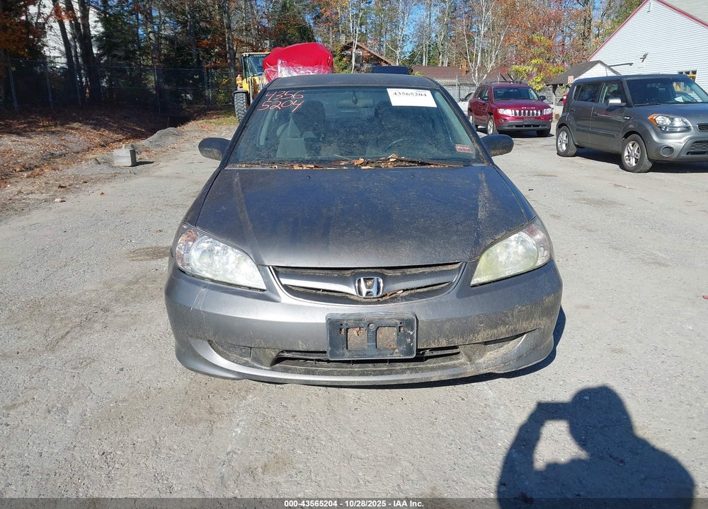 2005 HONDA CIVIC LX VIN: 2HGES16575H537946