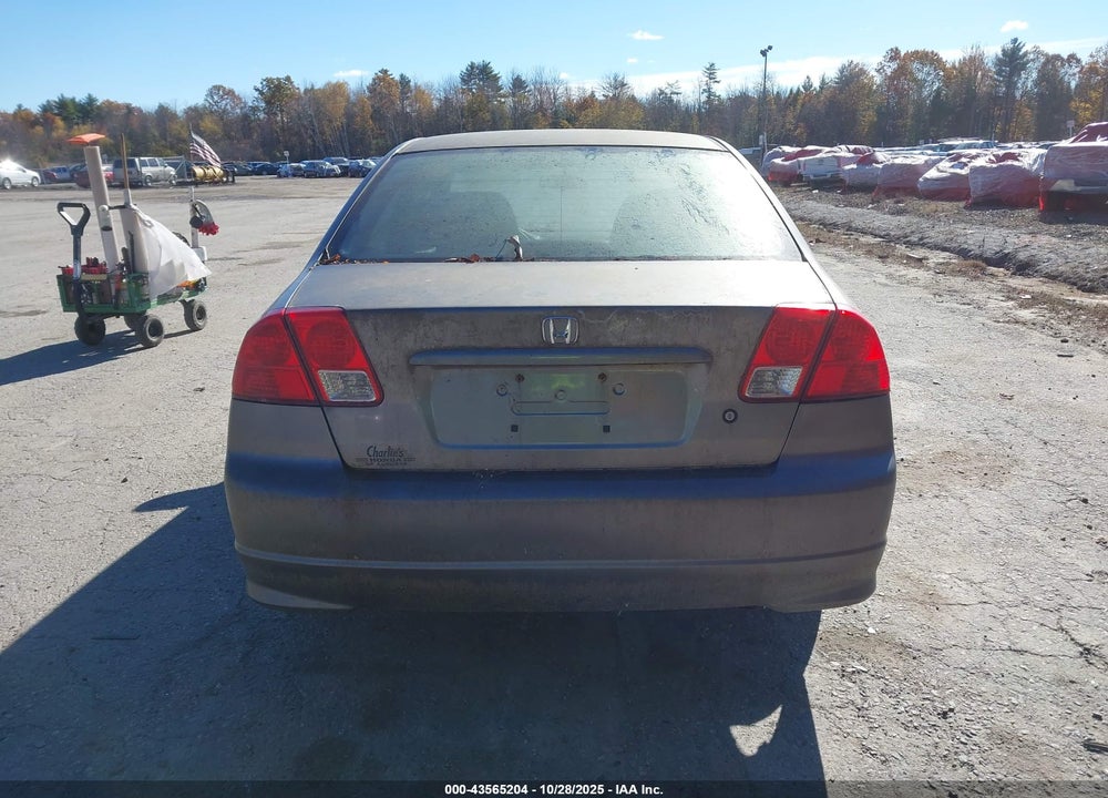 2005 HONDA CIVIC LX VIN: 2HGES16575H537946