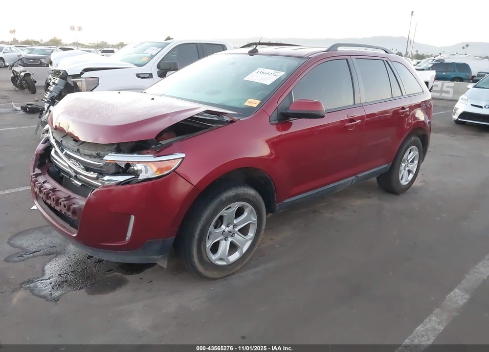 2014 FORD EDGE SEL VIN: 2FMDK3JCXEBB39771