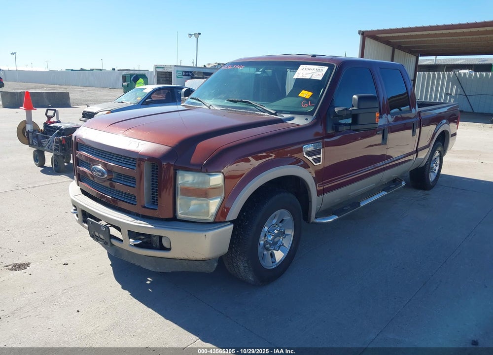 2008 FORD F-250 LARIAT VIN: 1FTSW20R08ED25618