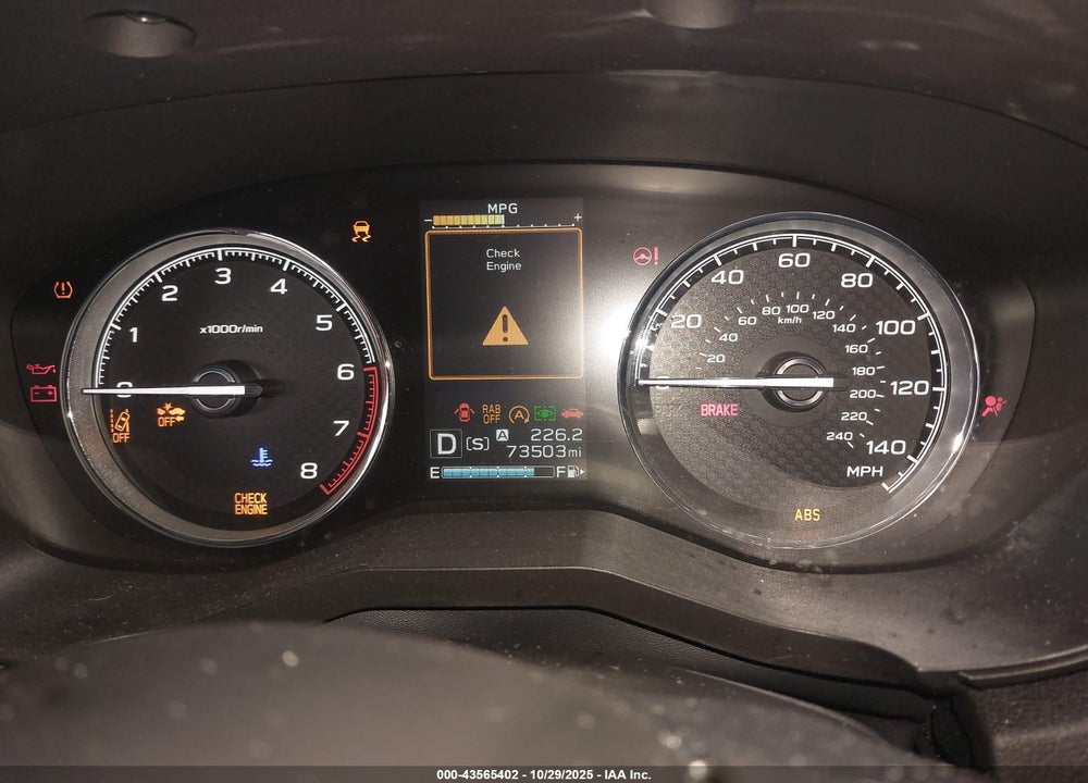 2020 SUBARU FORESTER TOURING VIN: JF2SKAXC4LH584404