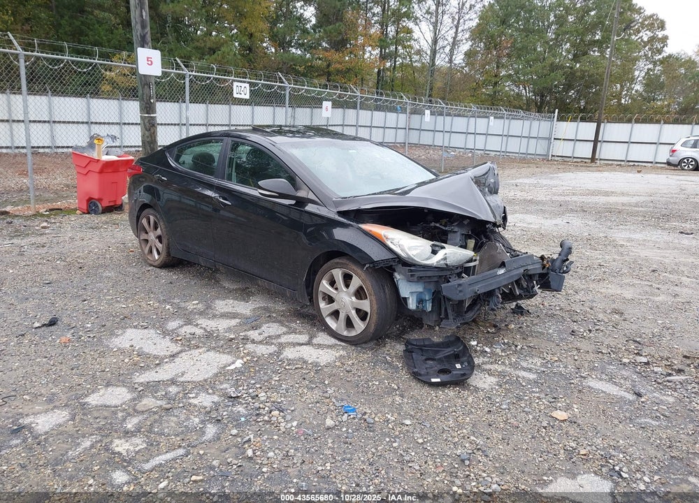 2012 HYUNDAI ELANTRA LIMITED VIN: 5NPDH4AE5CH098218