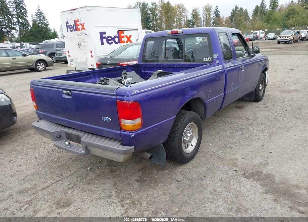 1995 FORD RANGER SUPER CAB VIN: 1FTCR14A4SPA11346