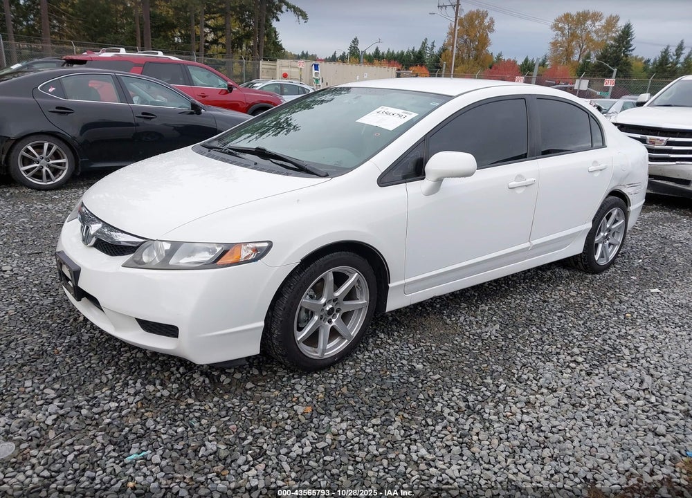 2009 HONDA CIVIC LX VIN: 19XFA16589E045384