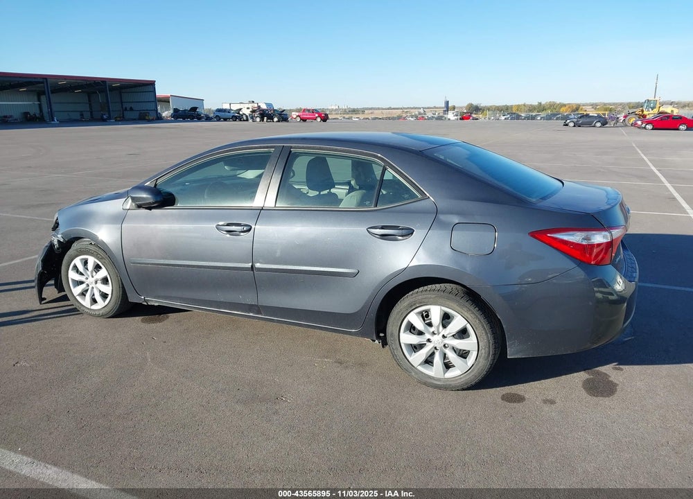 2016 TOYOTA COROLLA LE VIN: 5YFBURHE2GP447527