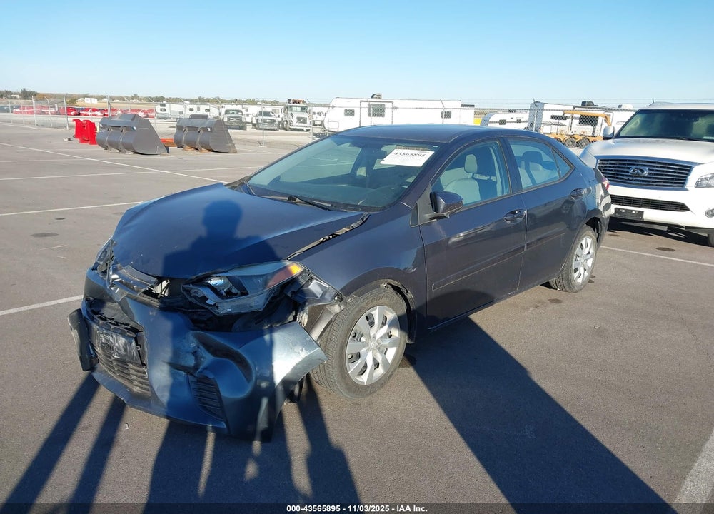 2016 TOYOTA COROLLA LE VIN: 5YFBURHE2GP447527