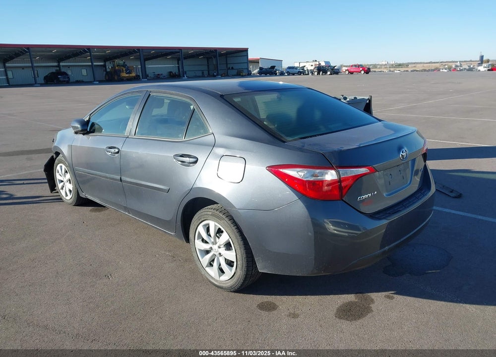 2016 TOYOTA COROLLA LE VIN: 5YFBURHE2GP447527