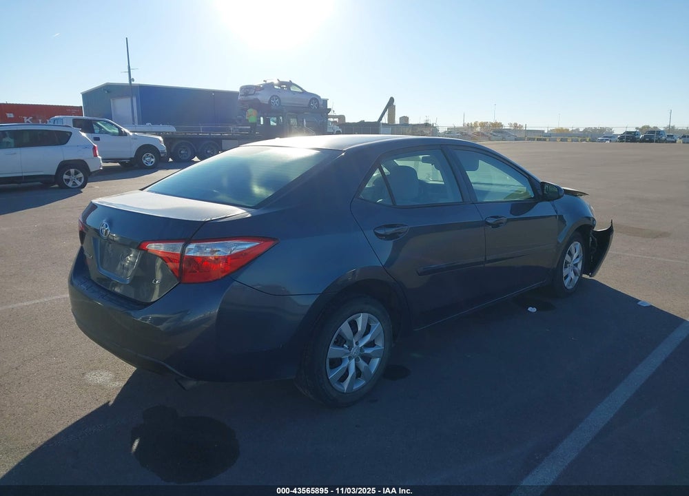 2016 TOYOTA COROLLA LE VIN: 5YFBURHE2GP447527