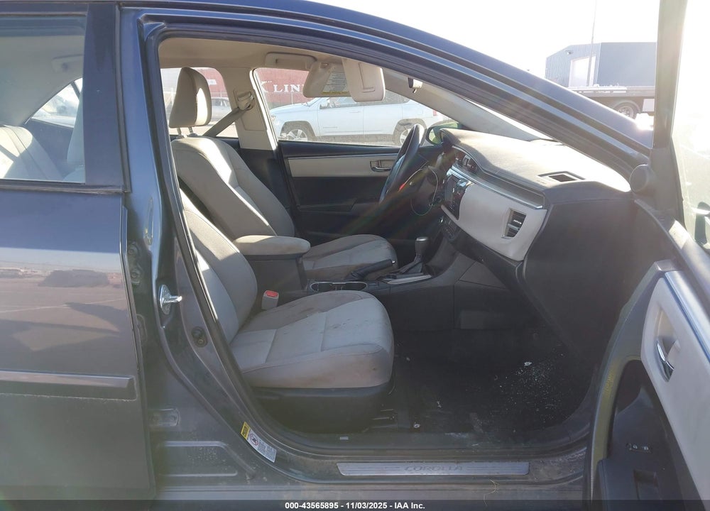 2016 TOYOTA COROLLA LE VIN: 5YFBURHE2GP447527