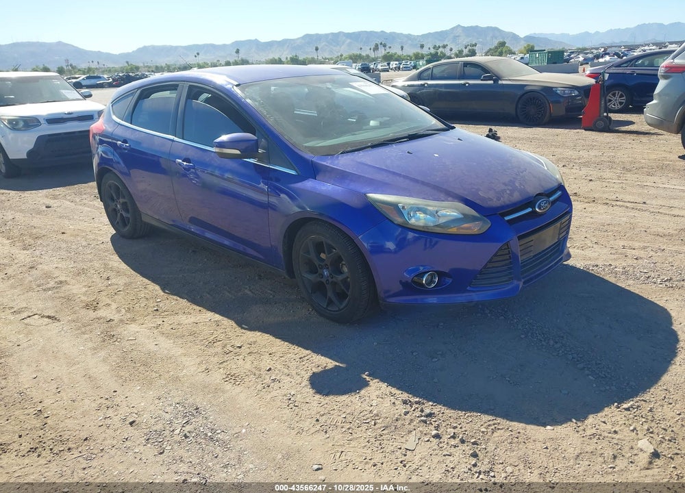 2013 FORD FOCUS TITANIUM VIN: 1FADP3N28DL116842