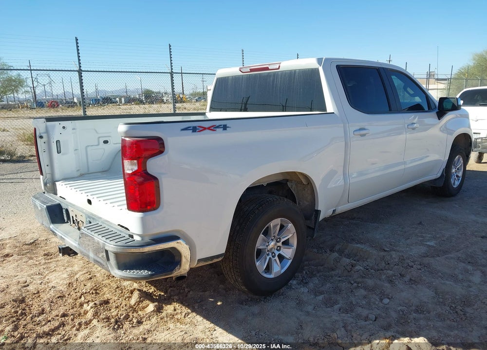 2022 CHEVROLET SILVERADO 1500 4WD STANDARD BED LT VIN: 1GCPDDEKXNZ504384