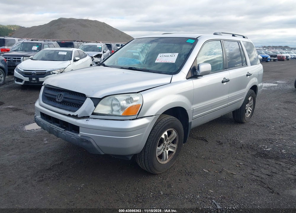 2005 HONDA PILOT EX-L VIN: 5FNYF186X5B000127