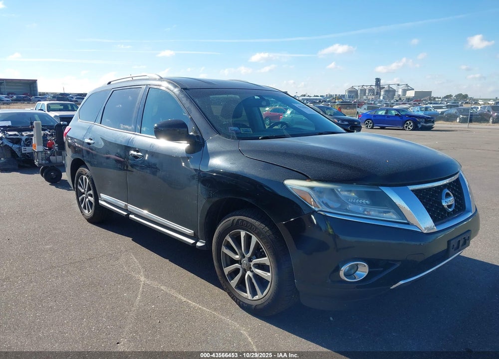 2013 NISSAN PATHFINDER S/SV/SL/PLATINUM VIN: 5N1AR2MM0DC656220