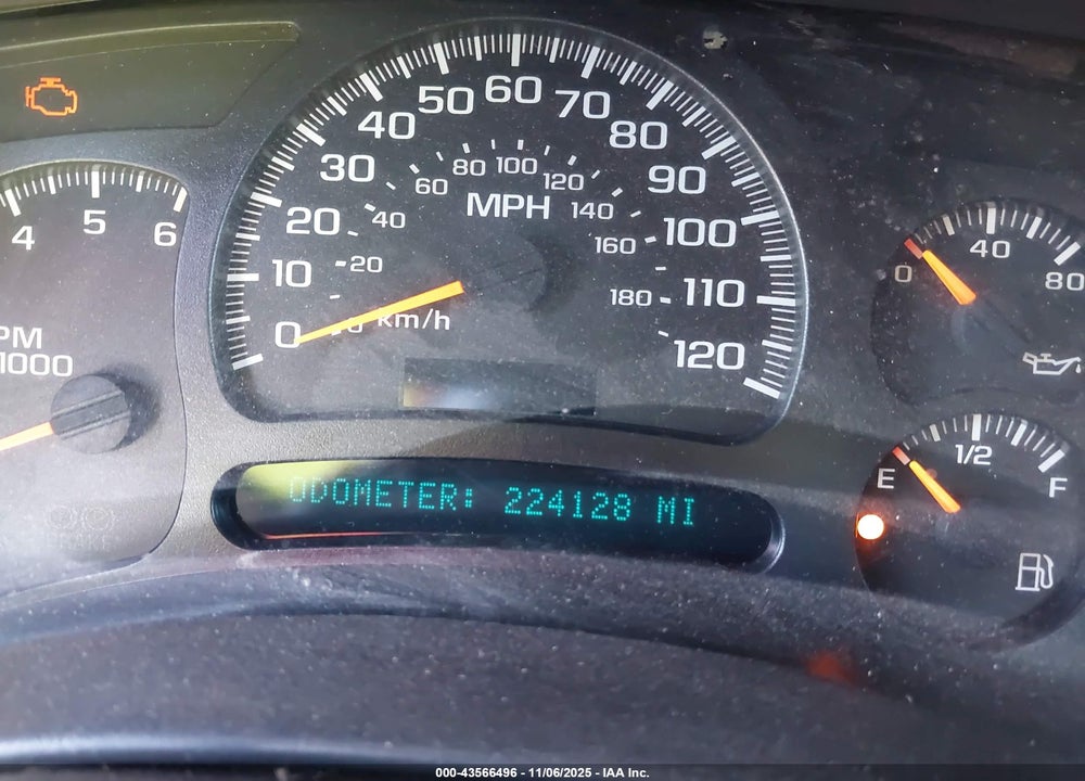 2004 GMC SIERRA 1500 VIN: 1GTEC19X24Z323812