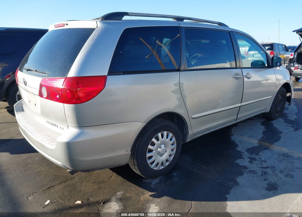 2007 TOYOTA SIENNA LE VIN: 5TDZK23C47S008287