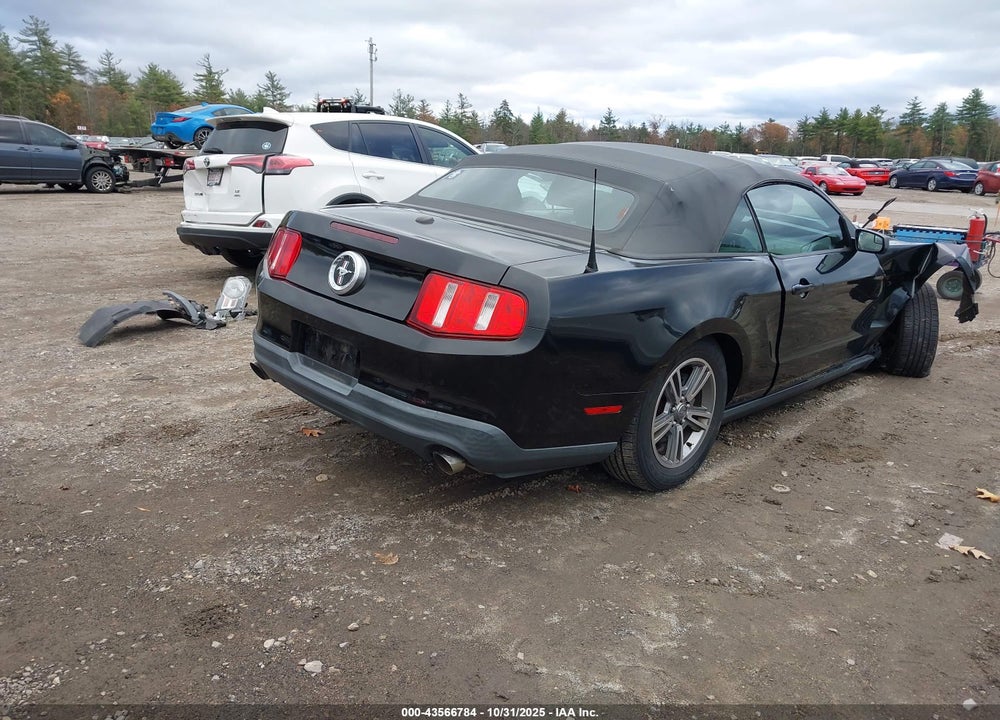 2012 FORD MUSTANG V6 PREMIUM VIN: 1ZVBP8EM7C5222327