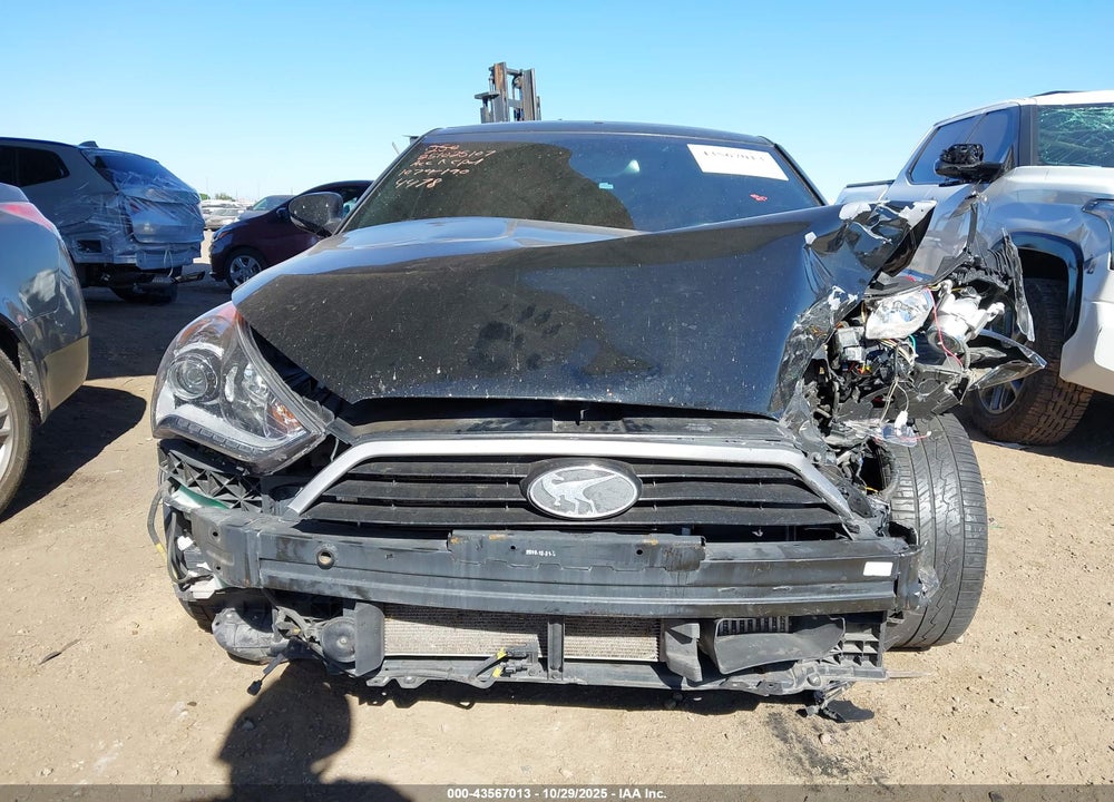 2017 HYUNDAI VELOSTER TURBO VIN: KMHTC6AE8HU314478