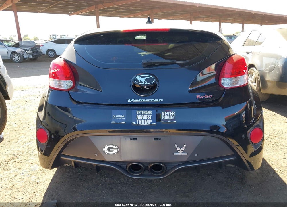 2017 HYUNDAI VELOSTER TURBO VIN: KMHTC6AE8HU314478