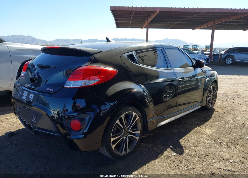 2017 HYUNDAI VELOSTER TURBO VIN: KMHTC6AE8HU314478