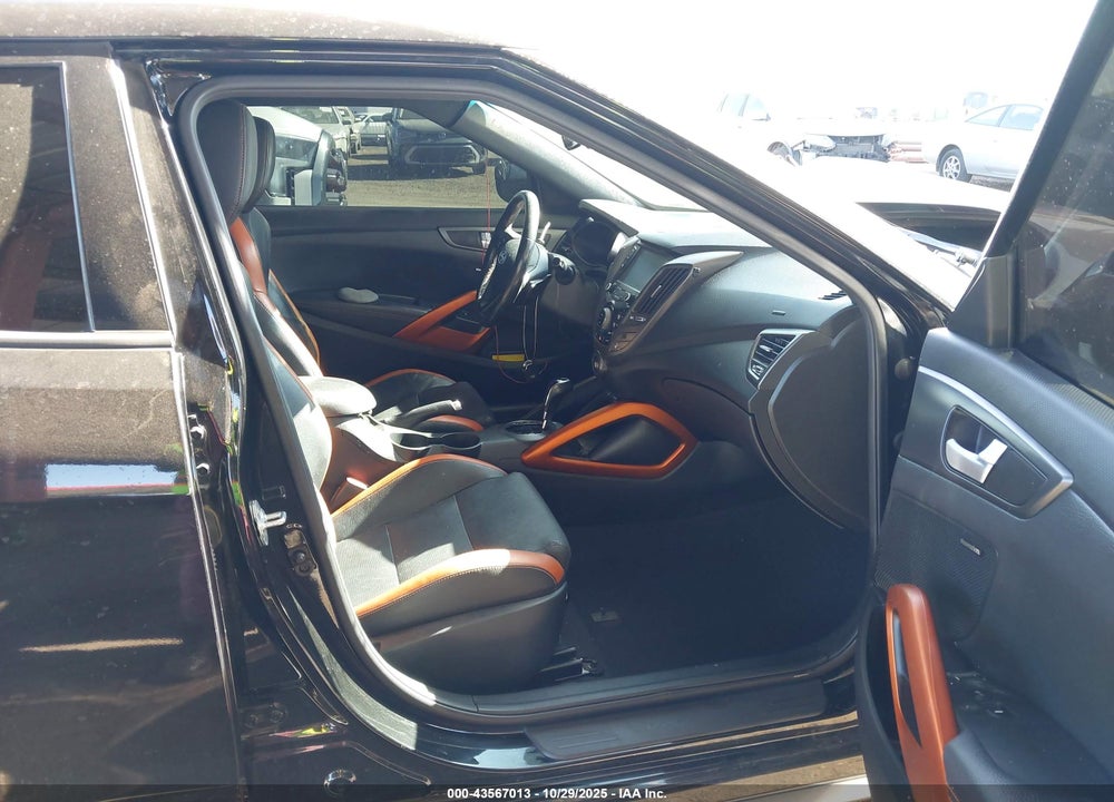 2017 HYUNDAI VELOSTER TURBO VIN: KMHTC6AE8HU314478