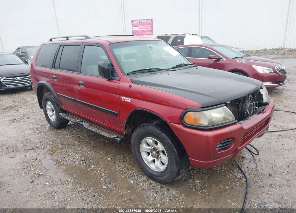 2002 MITSUBISHI MONTERO SPORT ES/LS VIN: JA4LS21H82J050742