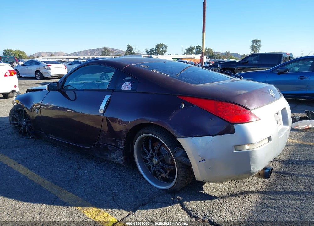 2006 NISSAN 350Z VIN: JN1AZ34D76M308361