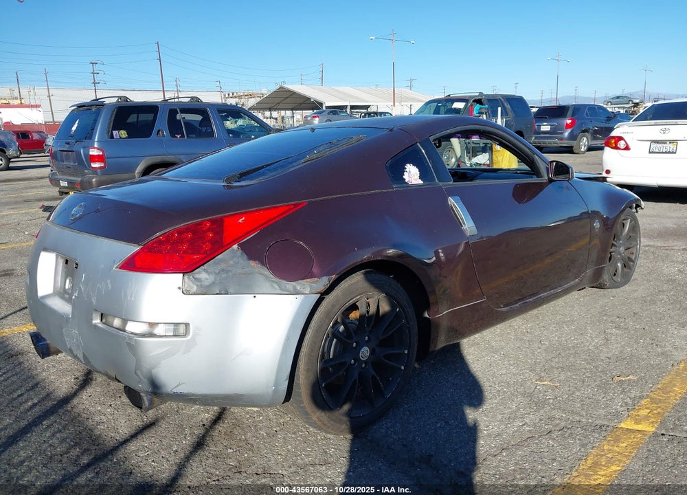 2006 NISSAN 350Z VIN: JN1AZ34D76M308361
