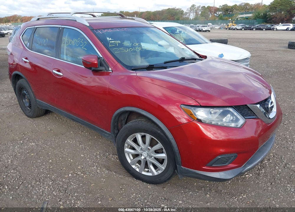 2016 NISSAN ROGUE S VIN: KNMAT2MV5GP705505