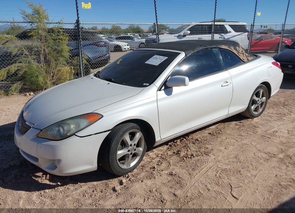 2005 TOYOTA CAMRY SOLARA SLE VIN: 4T1FA38P25U052400