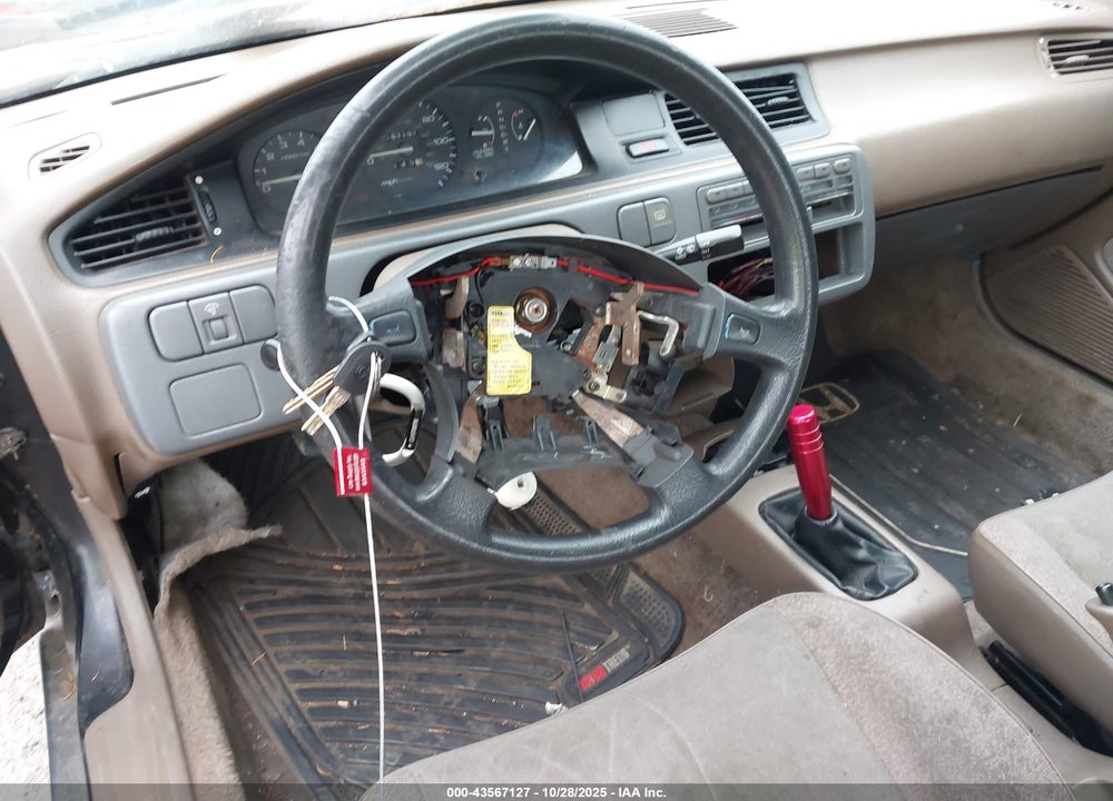 1993 HONDA CIVIC DX VIN: 2HGEJ2145PH510545
