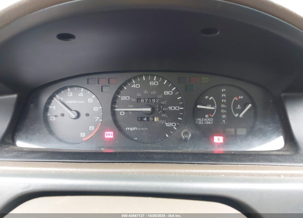 1993 HONDA CIVIC DX VIN: 2HGEJ2145PH510545