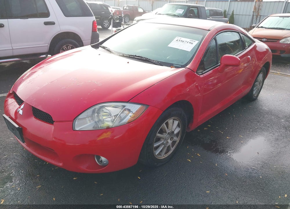 2006 MITSUBISHI ECLIPSE GT VIN: 4A3AK34T16E014602