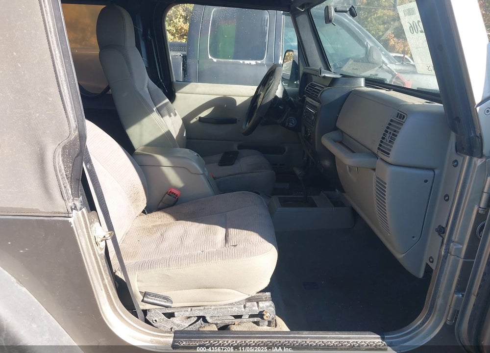 2005 JEEP WRANGLER X VIN: 1J4FA39S95P387816