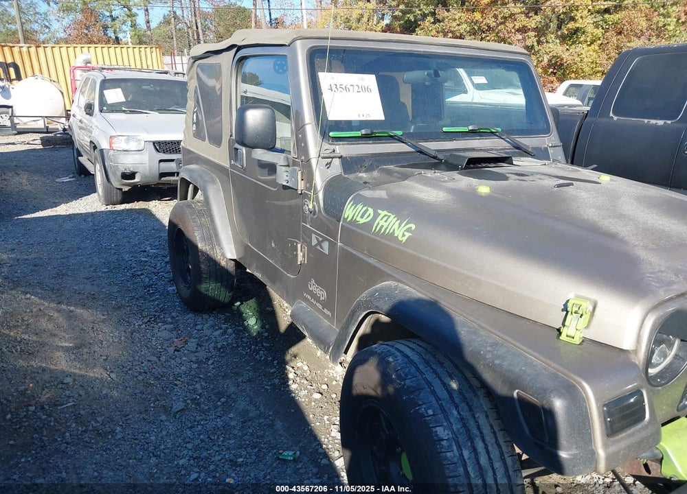2005 JEEP WRANGLER X VIN: 1J4FA39S95P387816
