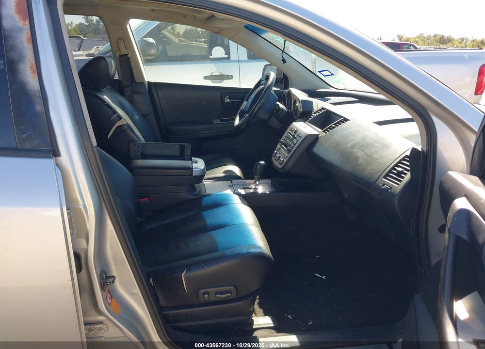 2007 NISSAN MURANO SL VIN: JN8AZ08W27W620797