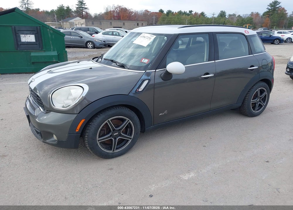 2013 MINI COUNTRYMAN COOPER S VIN: WMWZC5C5XDWM15412