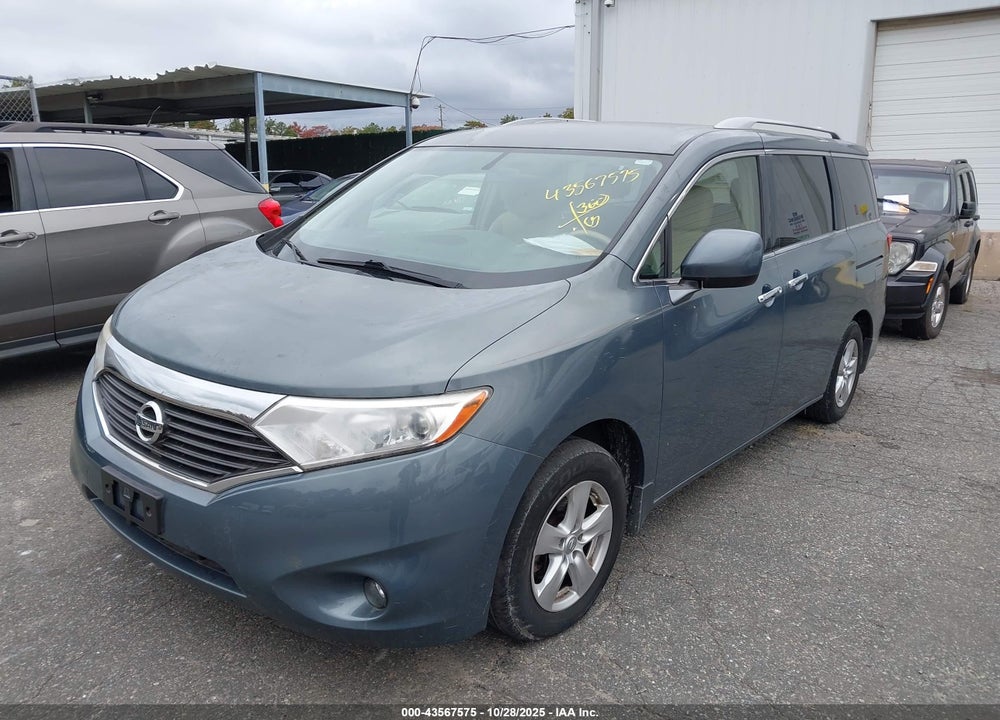 2012 NISSAN QUEST SV VIN: JN8AE2KP5C9047850