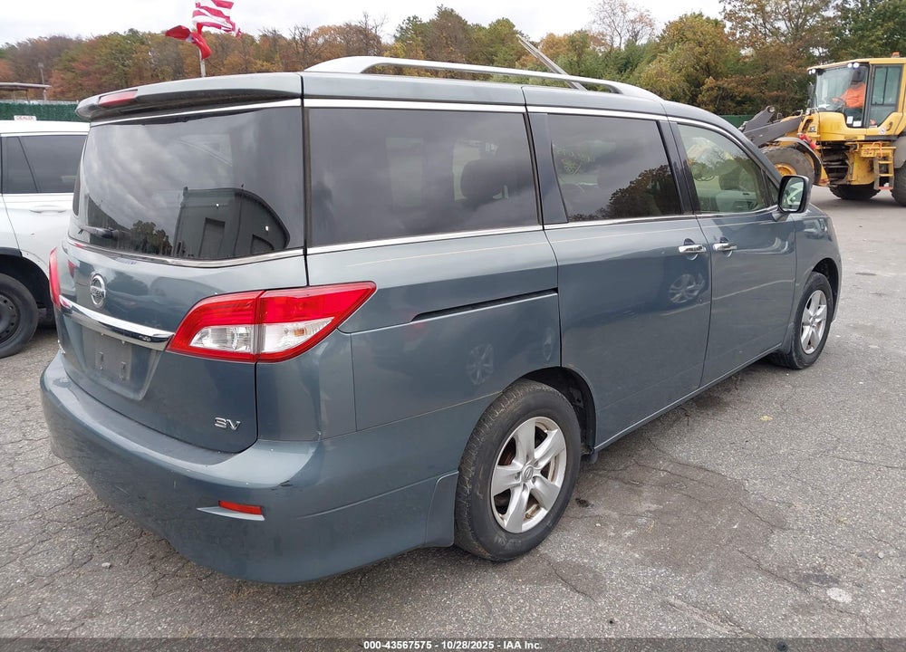 2012 NISSAN QUEST SV VIN: JN8AE2KP5C9047850