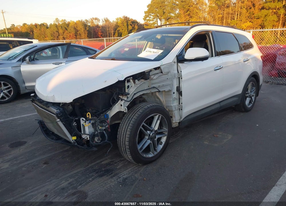 2017 HYUNDAI SANTA FE SE ULTIMATE VIN: KM8SR4HF2HU195176