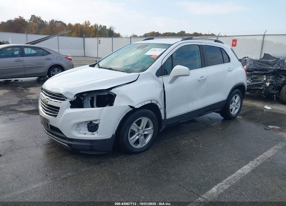 2016 CHEVROLET TRAX LT VIN: 3GNCJLSB7GL265612