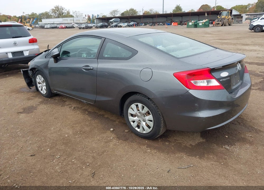 2012 HONDA CIVIC VIN: 2HGFG3B53CH561178