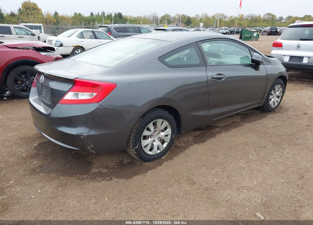 2012 HONDA CIVIC VIN: 2HGFG3B53CH561178