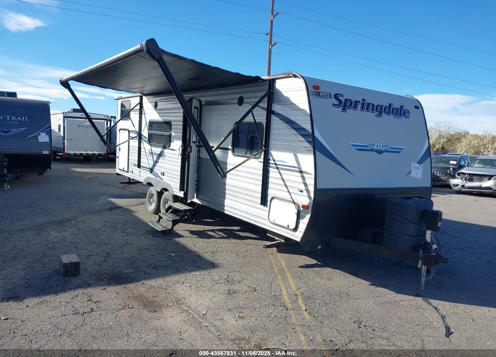 2019 SPRINGDALE KEYS VIN: 4YDT26020KG106578