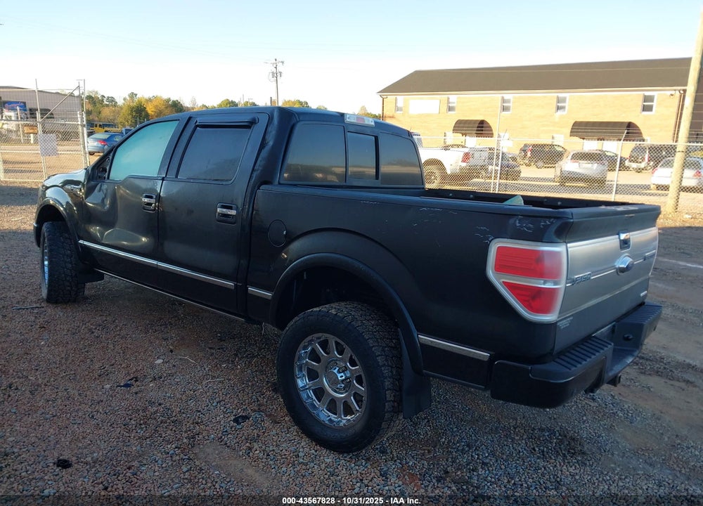 2013 FORD F-150 PLATINUM VIN: 1FTFW1EF6DFB05849