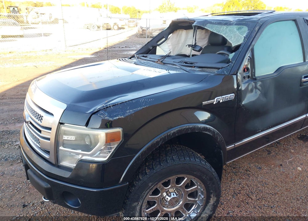 2013 FORD F-150 PLATINUM VIN: 1FTFW1EF6DFB05849