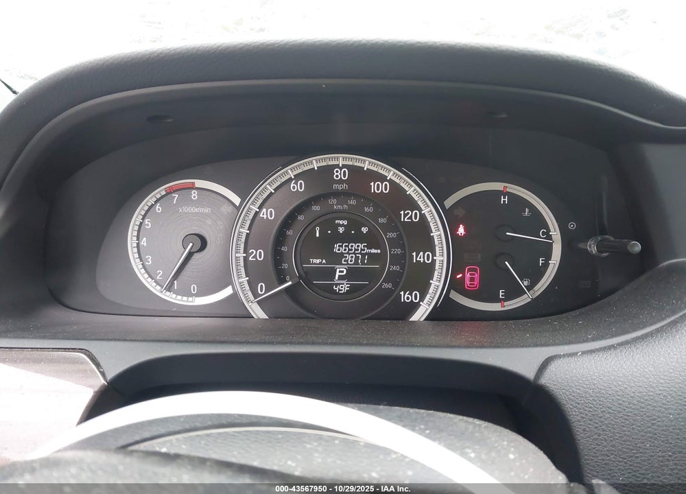 2017 HONDA ACCORD EX VIN: 1HGCR2F77HA109940
