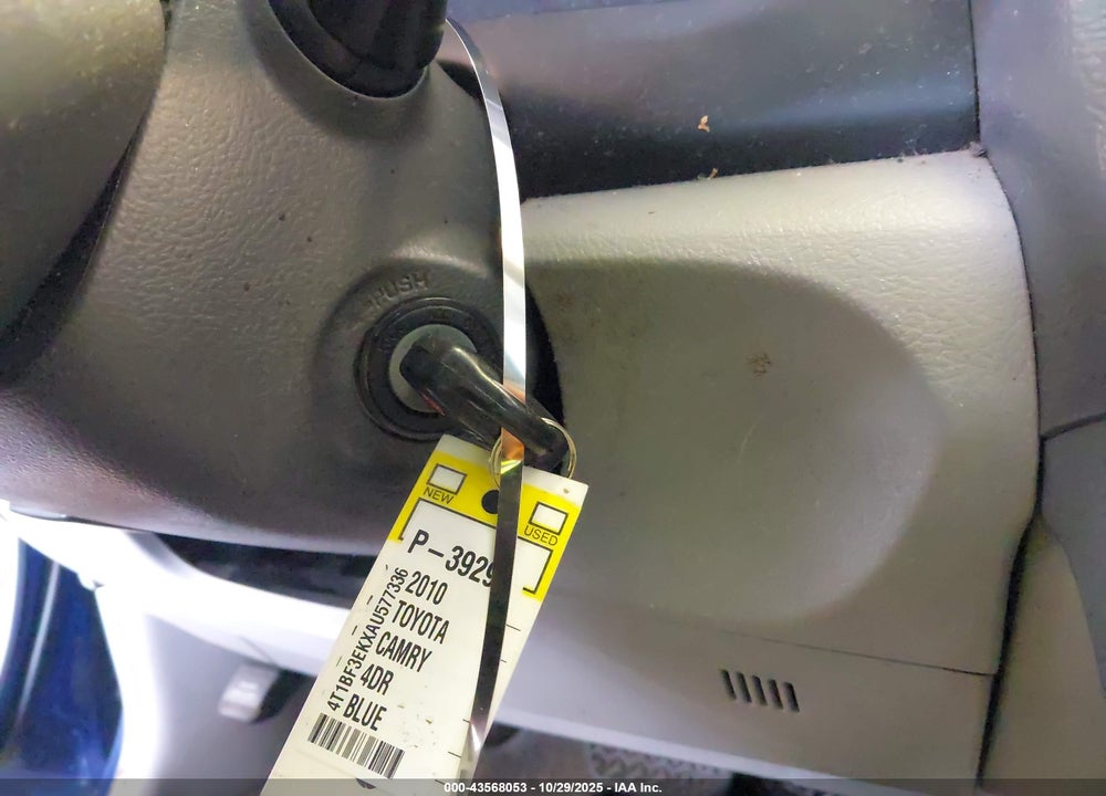 2010 TOYOTA CAMRY LE VIN: 4T1BF3EKXAU577336