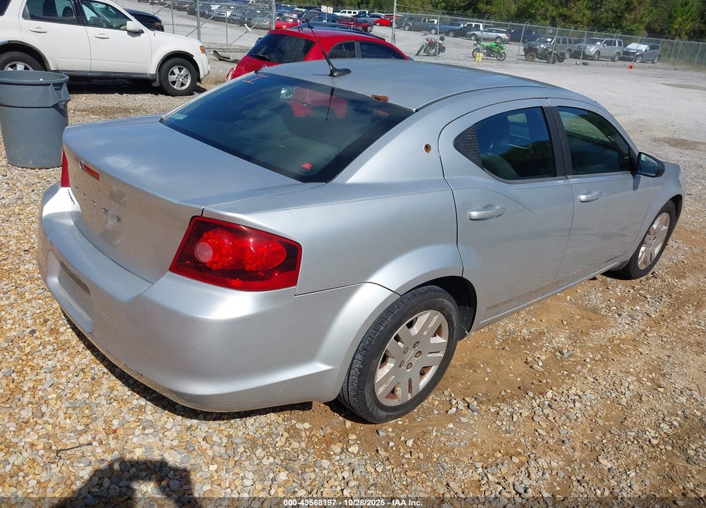 2011 DODGE AVENGER EXPRESS VIN: 1B3BD4FB9BN534229