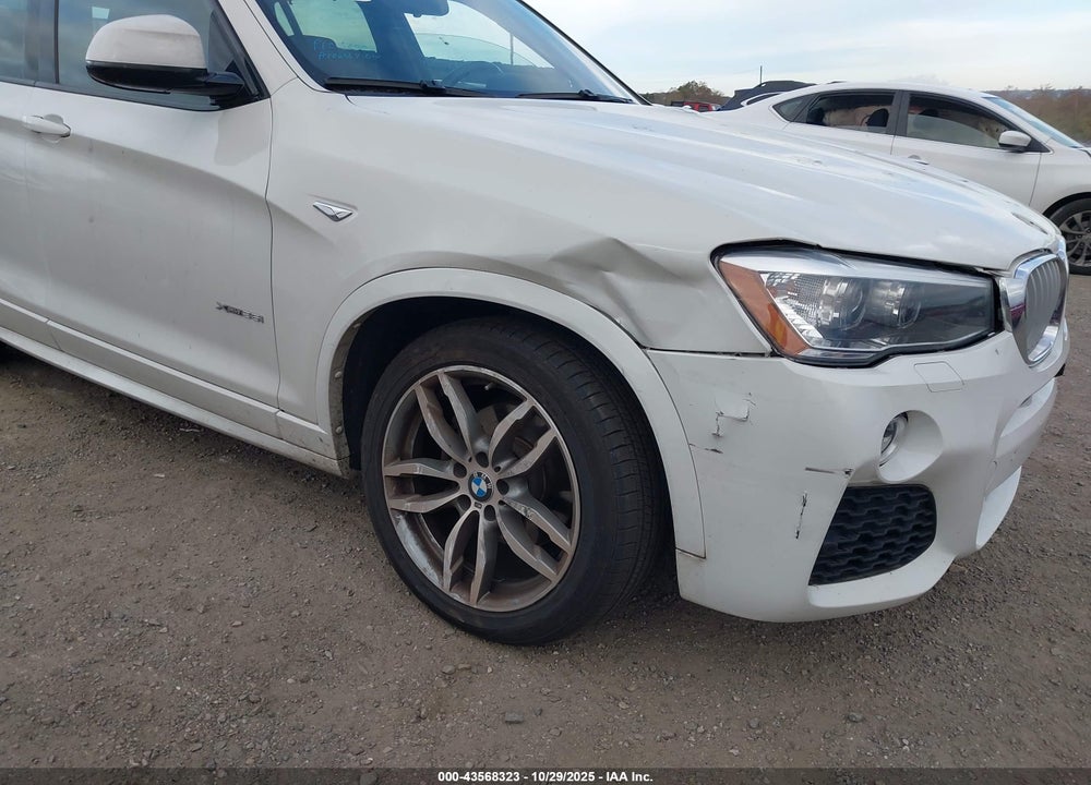 2017 BMW X3 XDRIVE35I VIN: 5UXWX7C52H0U41452
